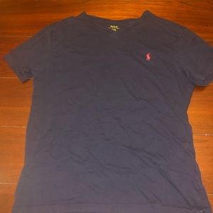 Navy blue polo t shirt